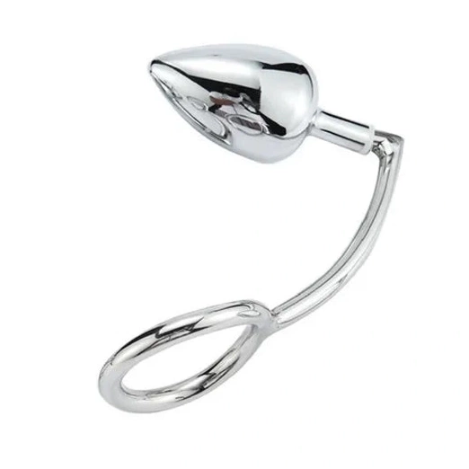 Anal DiscreetChoice with Stainless 4663 Ring Steel Hook Cock Set 1004